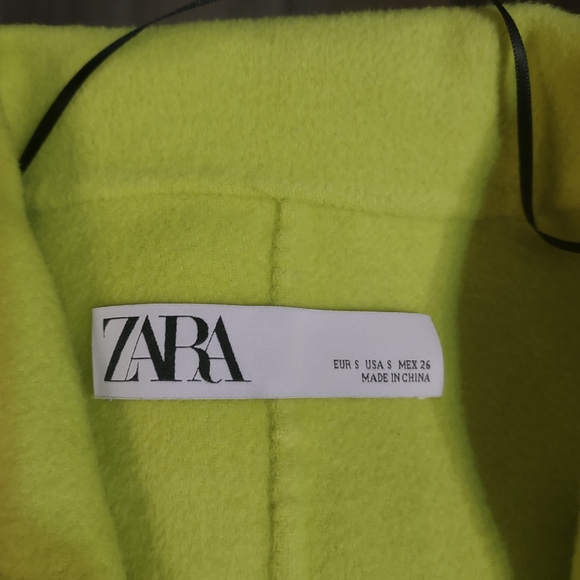 Zara Yellow Trench Coat - Picture 10 of 11